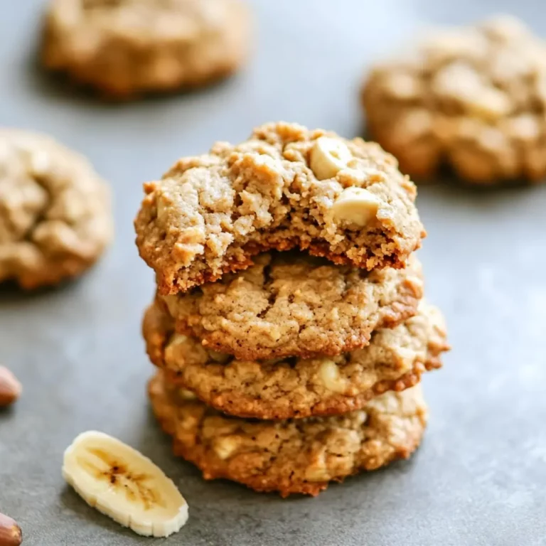 Peanut Butter Banana Cookies