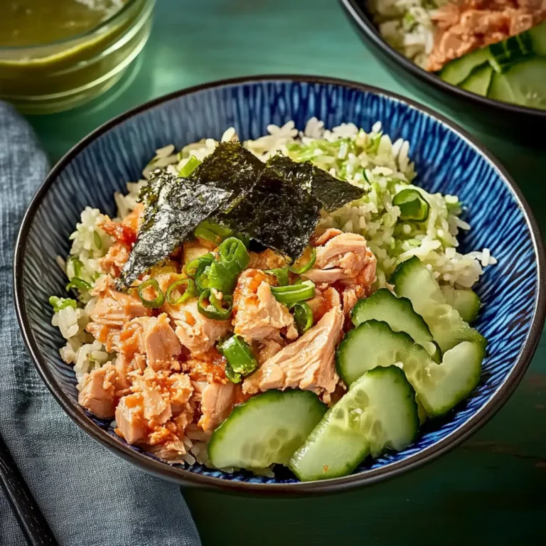 Hearty & Flavorful Canned Tuna Sushi Bowl