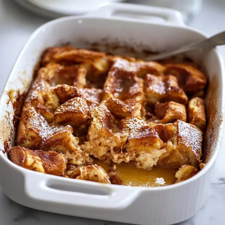 Easy Brioche French Toast Casserole