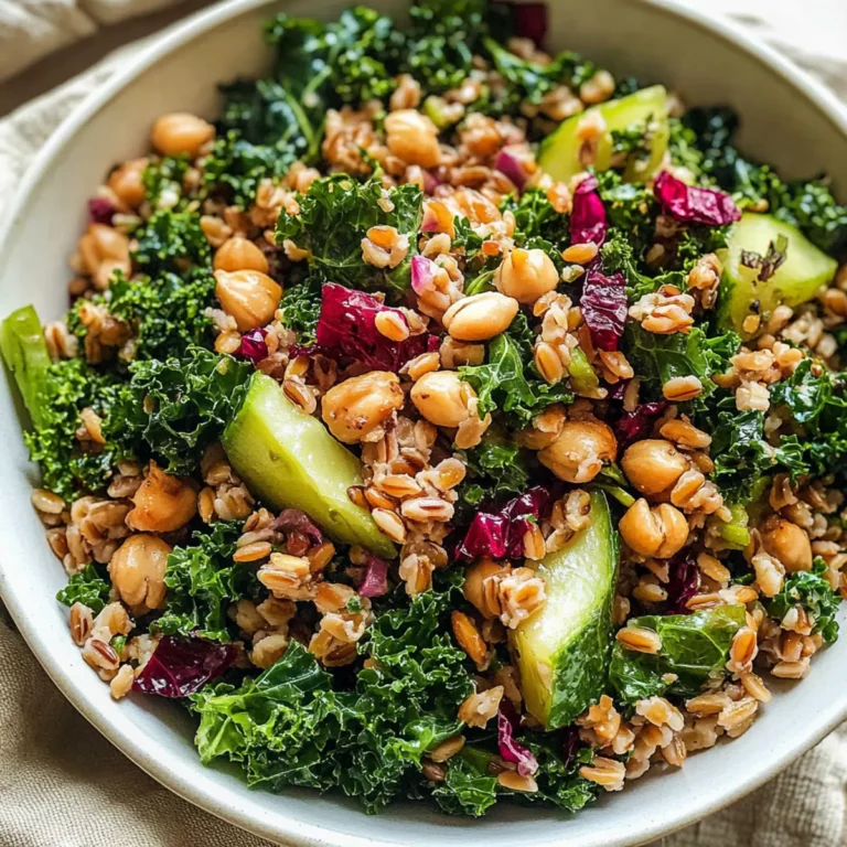 Winter Farro and Kale Salad