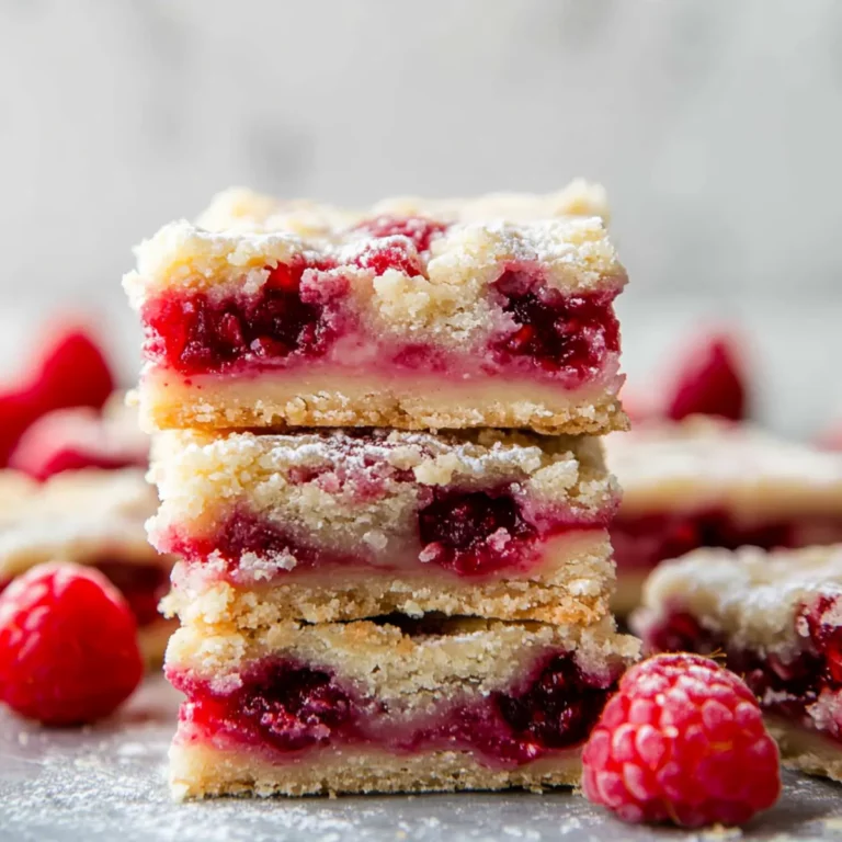 Five-Ingredient Raspberry Shortbread Bars