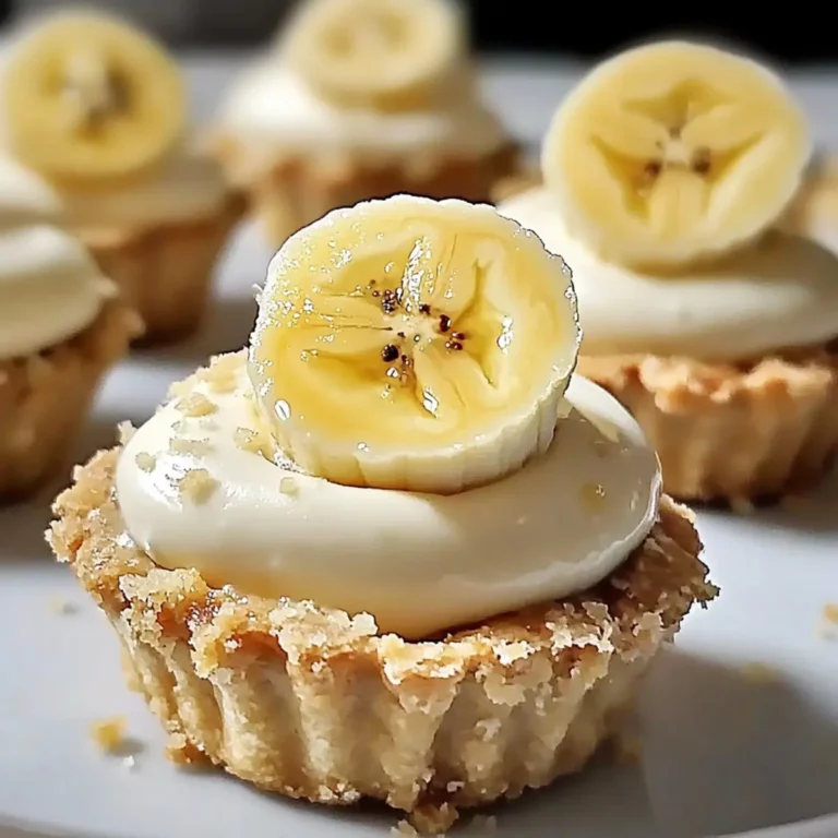 No-Bake Mini Banana Cream Pies