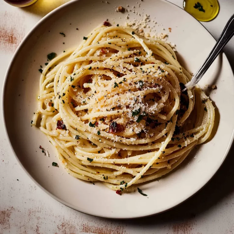 Midnight Garlic Olive Oil Pasta