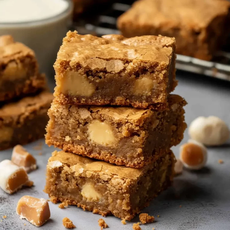 Butterscotch Blondie Brownies