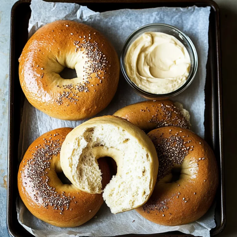 Easy Sourdough Bagels