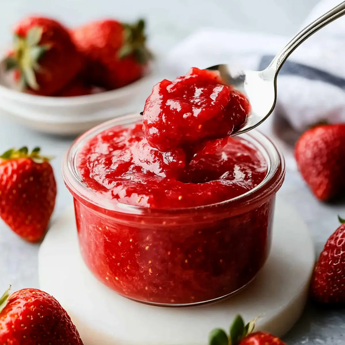 Homemade Strawberry Sauce