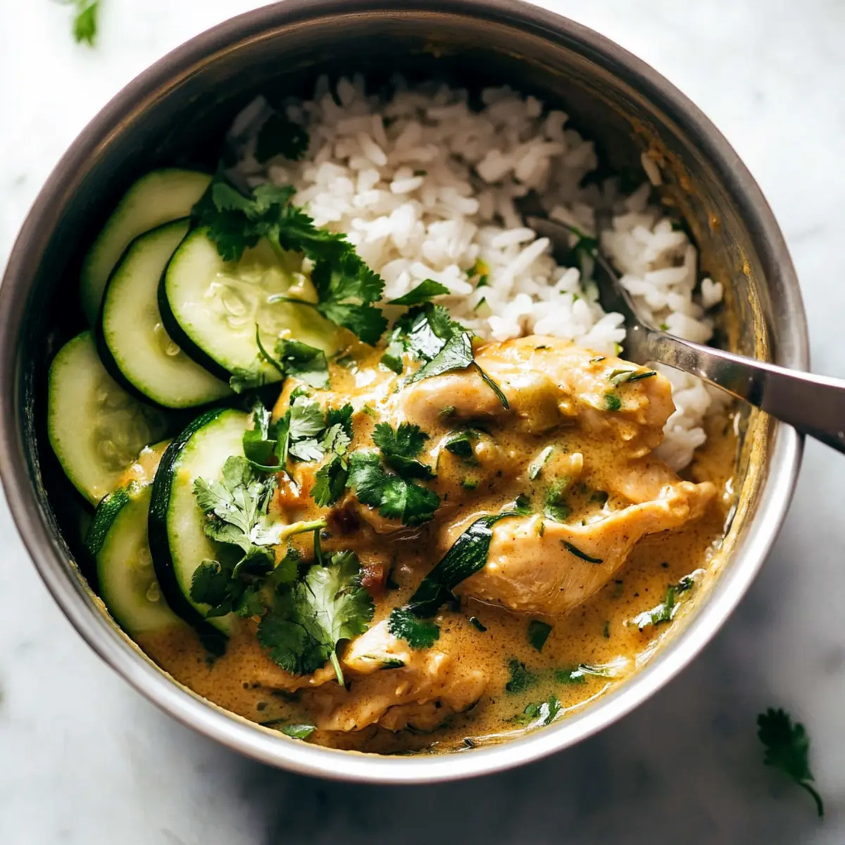Lemongrass Chicken with Rice and Zucchini
