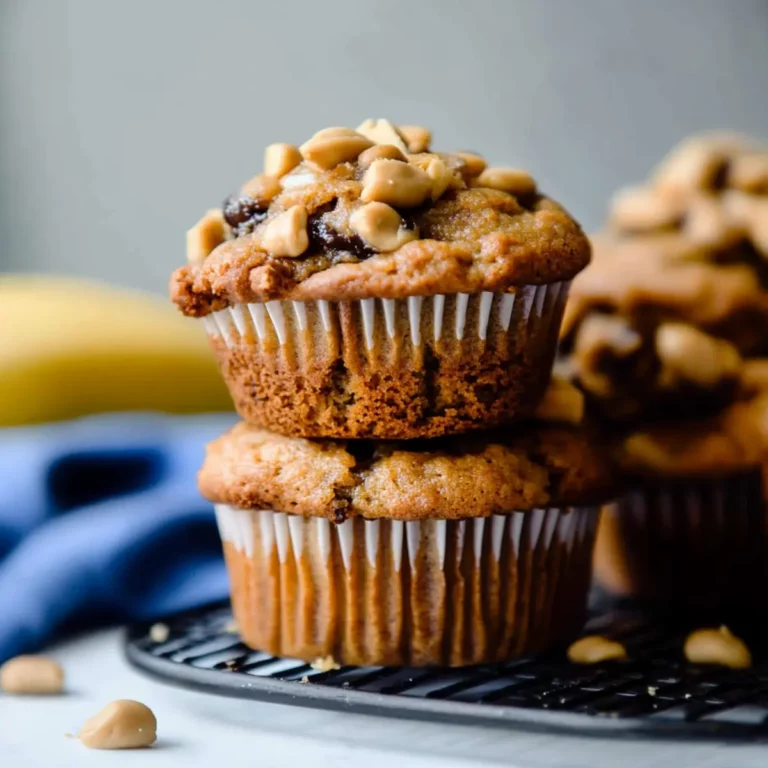Peanut Butter Banana Muffins