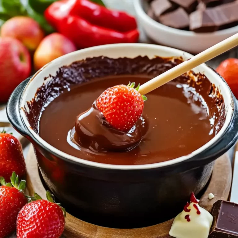 Ultimate Chocolate Fondue