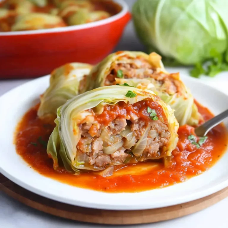 Polish Stuffed Cabbage Rolls