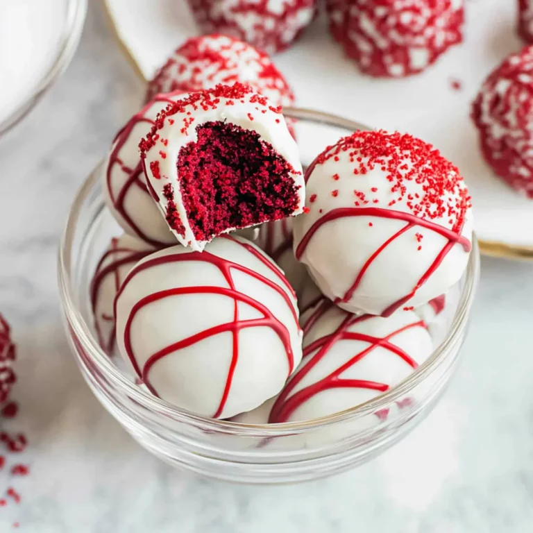 Red Velvet Cake Truffles