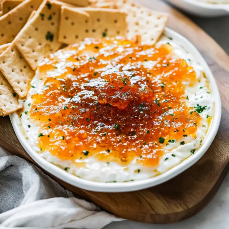 Sweet & Spicy Pepper Jelly Cheese Dip