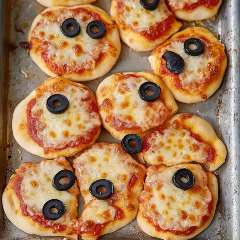 Mini Homemade Cheese Pizzas