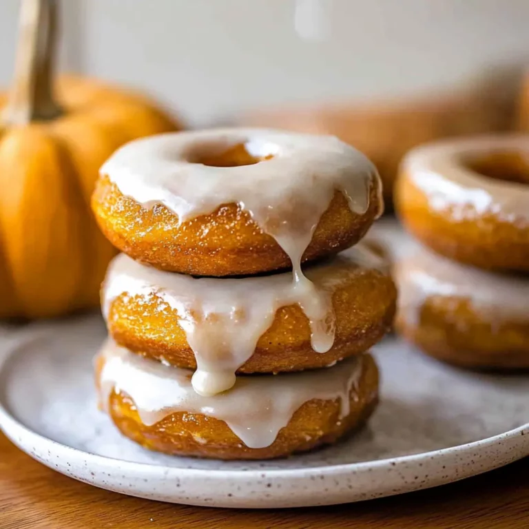 Pumpkin Donuts with Brown Sugar Glaze