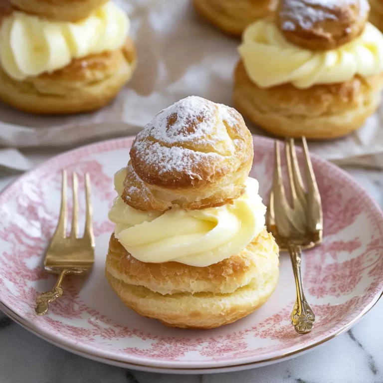 Cream Puffs with Vanilla Pastry Cream