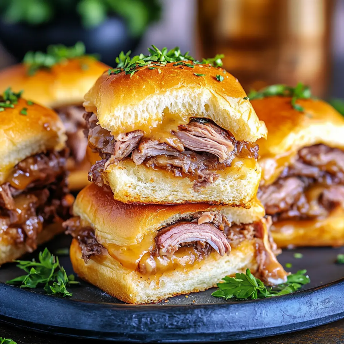 French Dip Beef Sliders