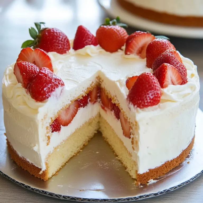 Strawberry Chiffon Cake
