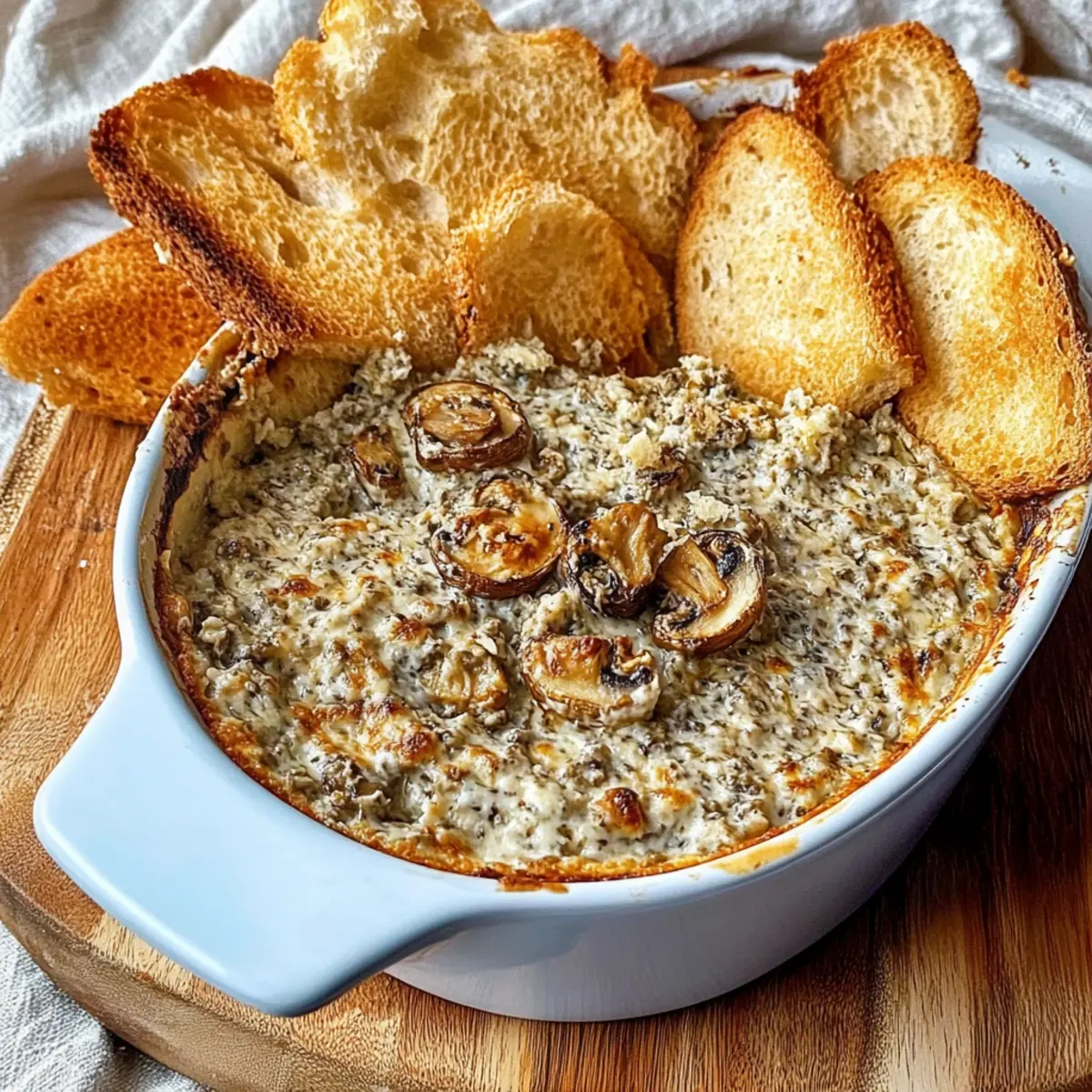 Stuffed Mushroom Dip