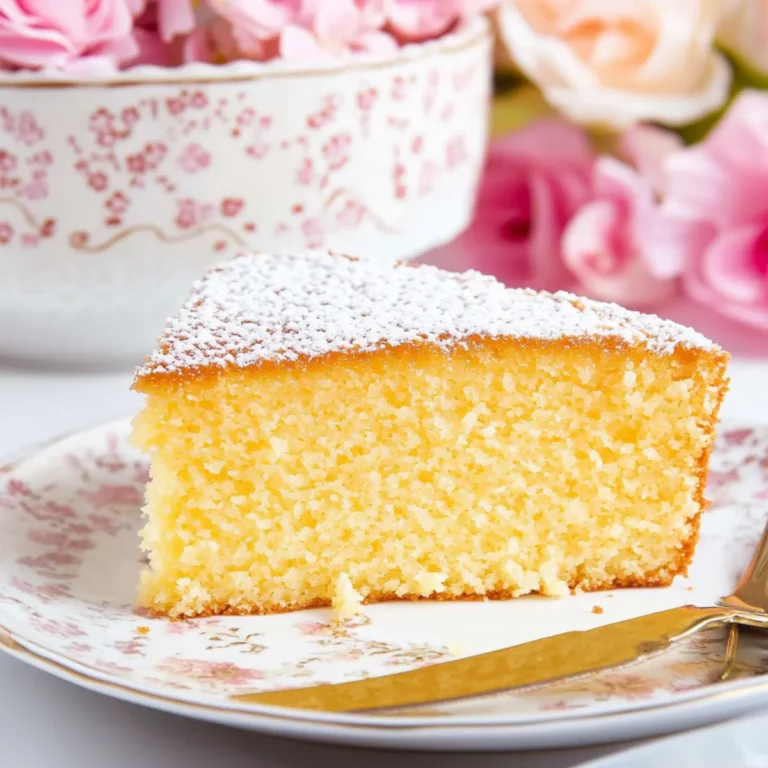 French Butter Cake Recipe | CookedByMomy