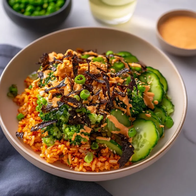 Crispy Gochujang Rice Salad