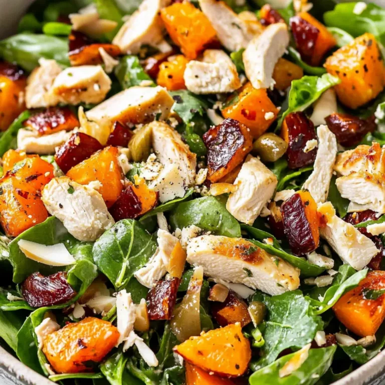 Chopped Fall Harvest Salad with Chicken – Eat the Gains