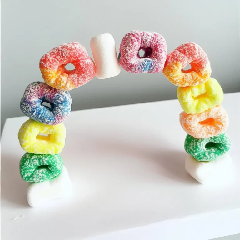 Fruit Loop Marshmallow Rainbows