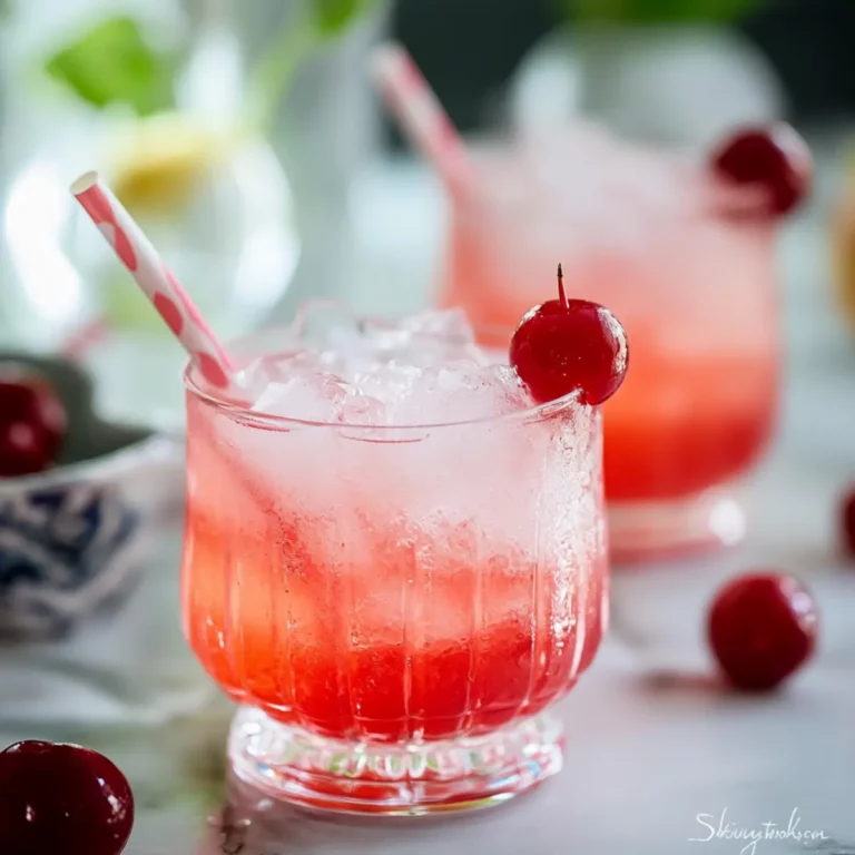 Dirty Shirley Pink Cocktail