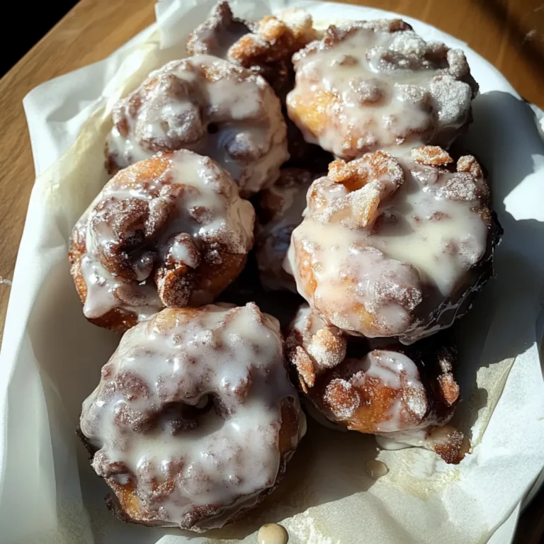 Apple Fritter Donuts with Brown Butter Glaze