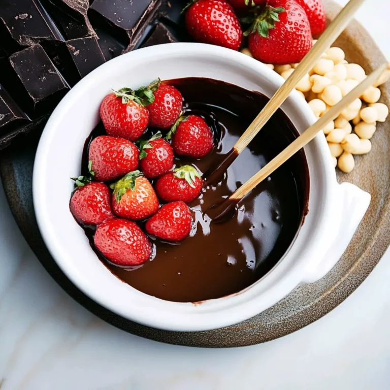 Quick & Easy Chocolate Fondue