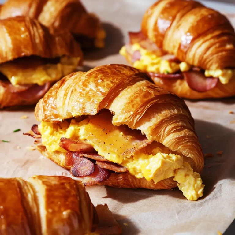 Breakfast Croissant Sandwich