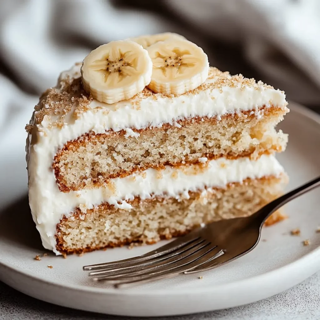 Banana Cake with Cream Cheese Frosting