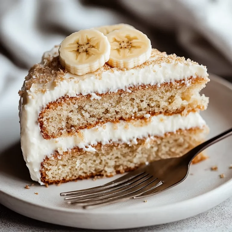 Banana Cake with Cream Cheese Frosting