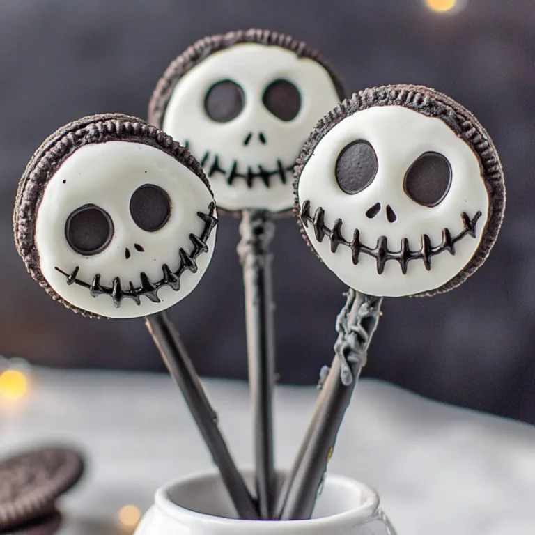 Jack Skellington Oreo Pops