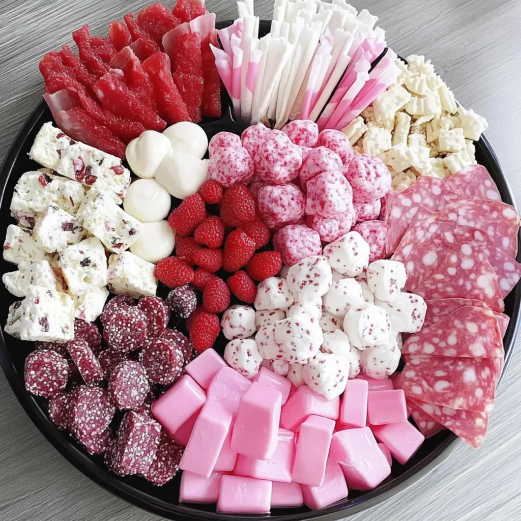 Pink-Themed Charcuterie Board ?