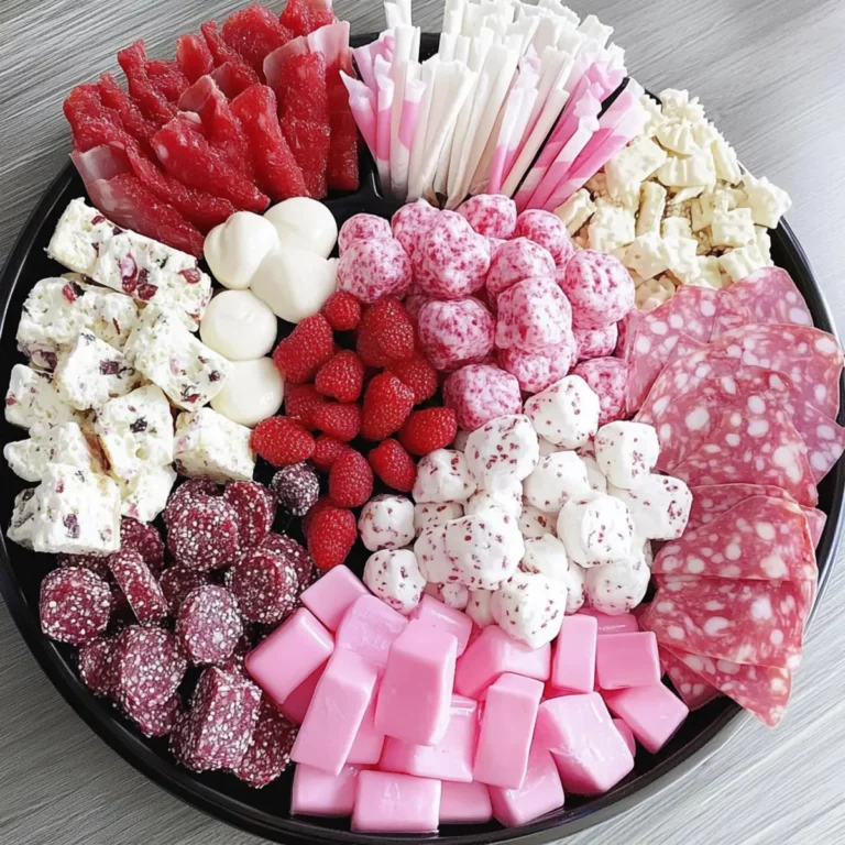 Pink-Themed Charcuterie Board ?