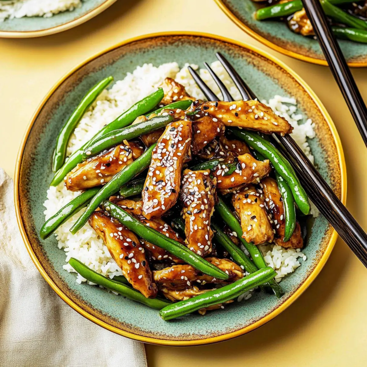Chicken and Green Bean Stir-Fry