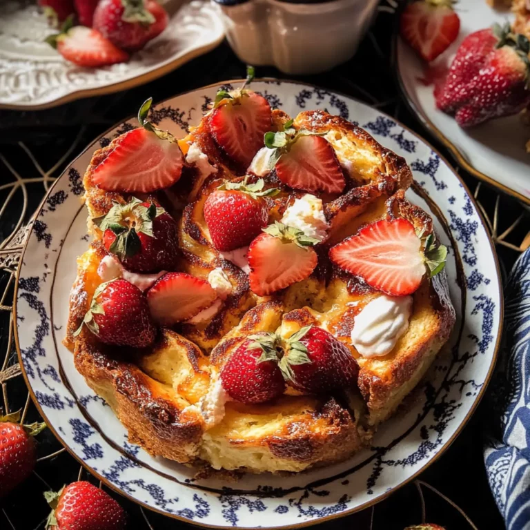 Strawberry French Toast Casserole