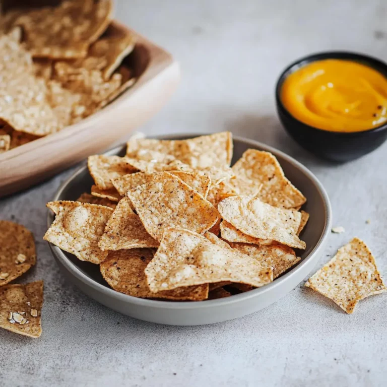 Oatmeal tortilla chips