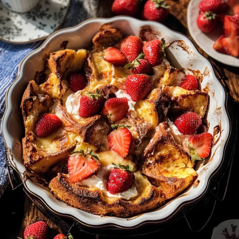 Strawberry French Toast Casserole