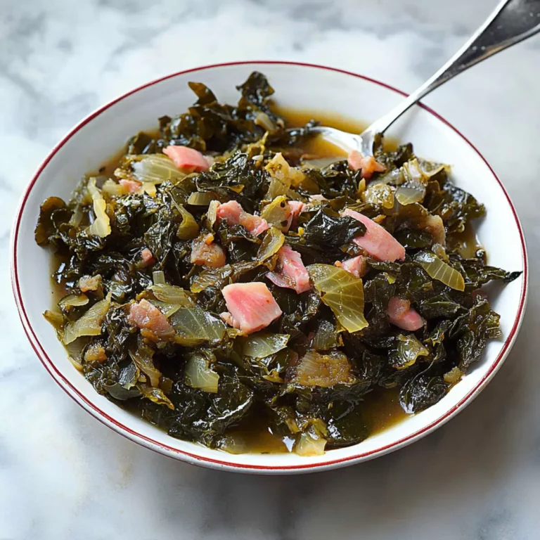 Braised Collard Greens and Cabbage