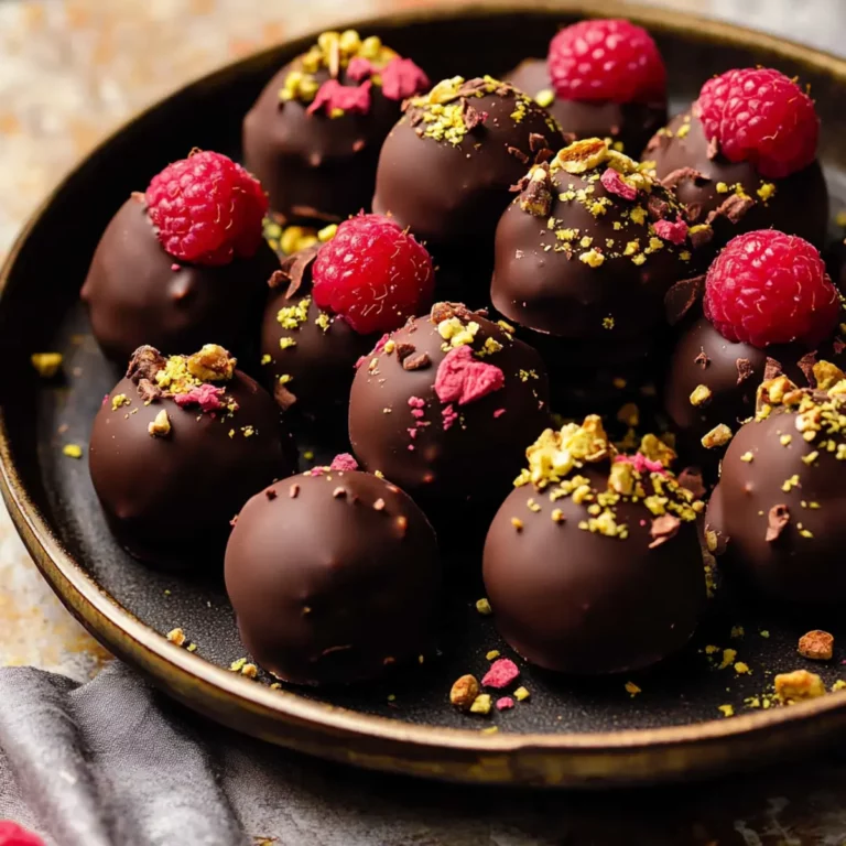 Raspberry Chocolate Truffles
