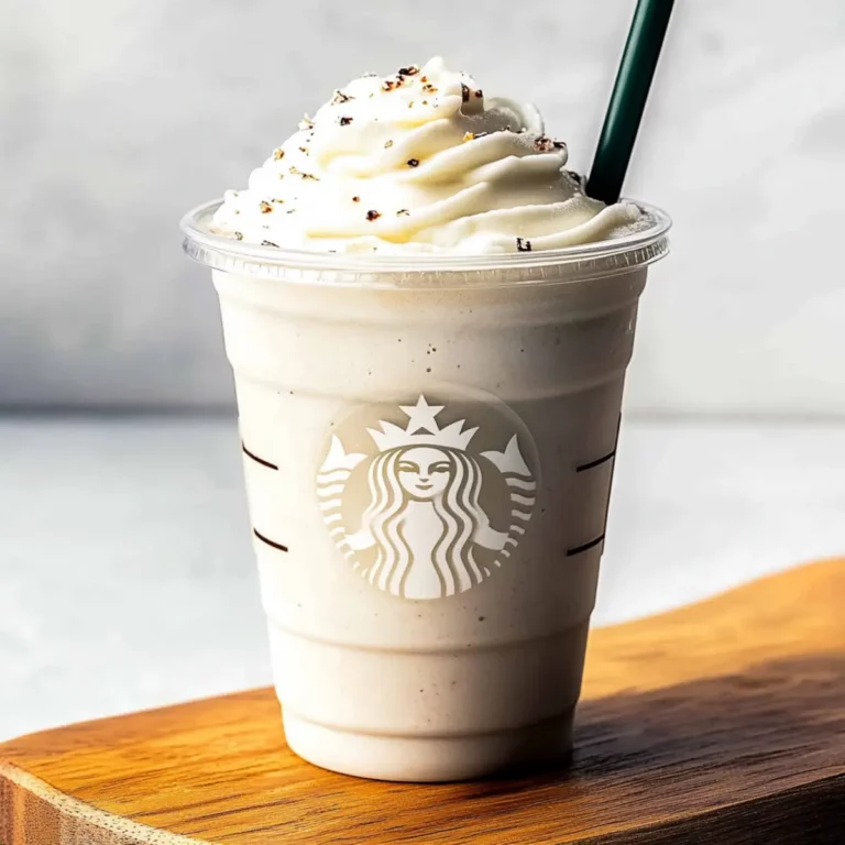 Creamy Vanilla Bean Frappuccino Recipe