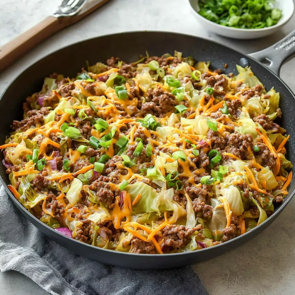 Cabbage & Beef One-Pan Skillet
