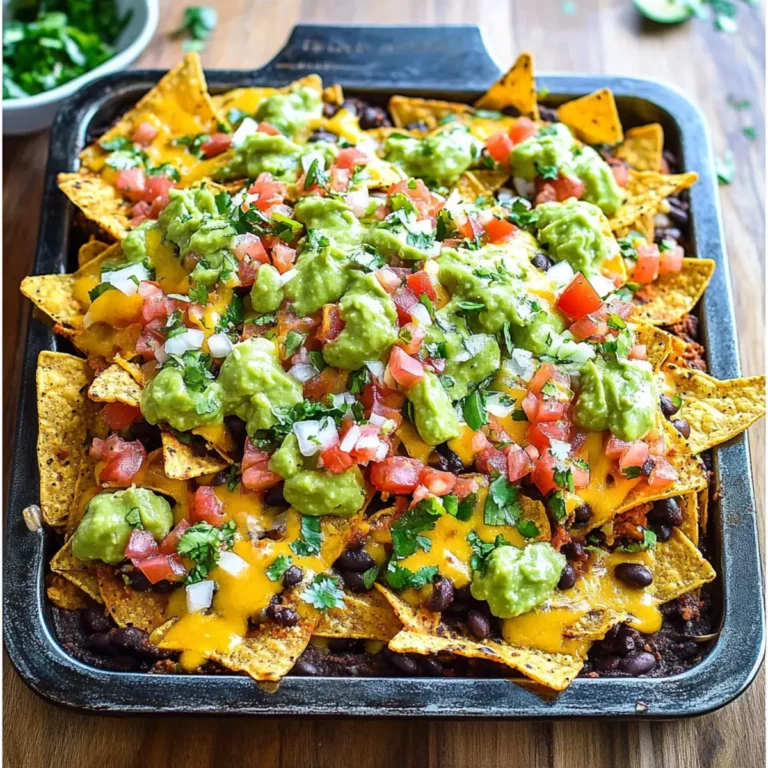 Spicy Black Bean Nachos