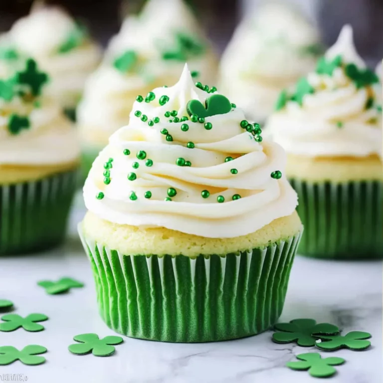 Shamrock Shake Cupcakes