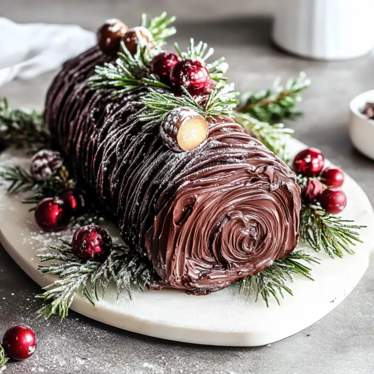 Traditional Chocolate Yule Log Recipe