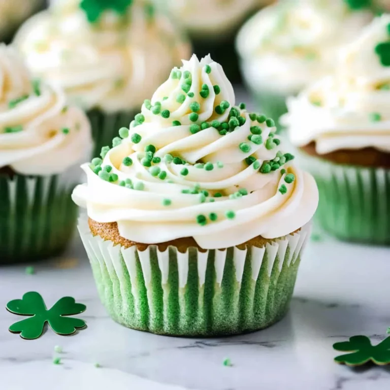 Shamrock Shake Cupcakes
