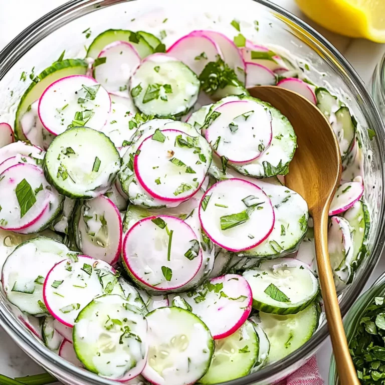 5-Ingredient Cucumber Radish Salad