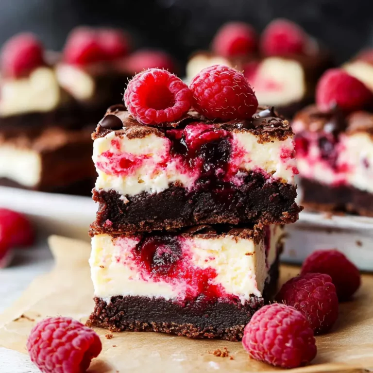 Raspberry Cheesecake Brownies