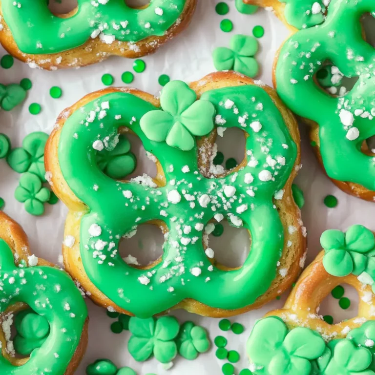 4-Ingredient Shamrock Pretzels